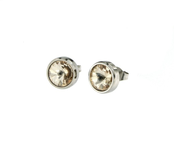 Edelstahlohrstecker &quot;CITRIN&quot;