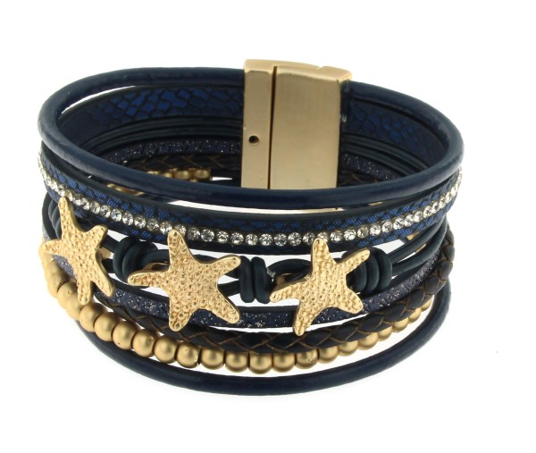 Lederarmband "Stern"