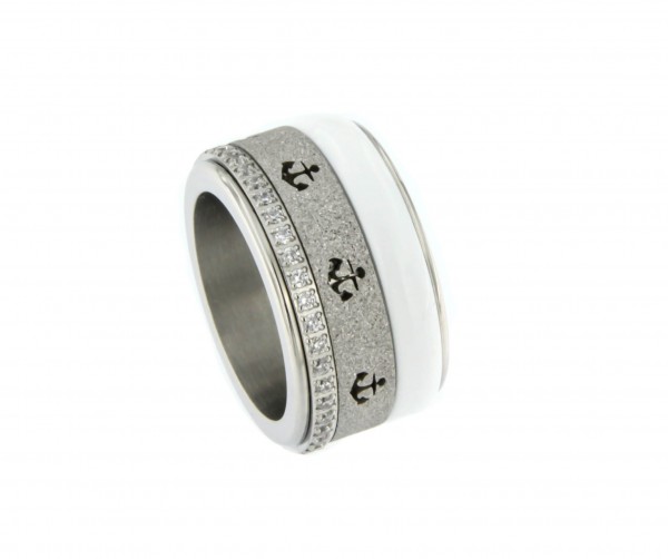Edelstahlring "Anker"
