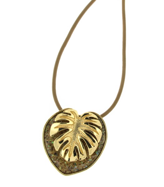 Lederkette "Blatt"