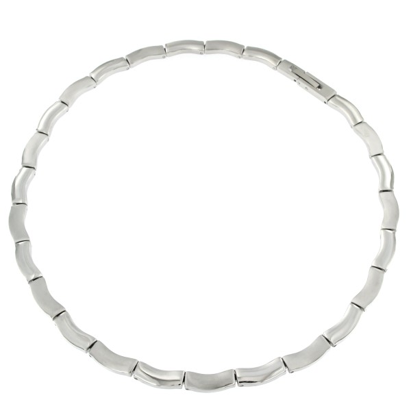 Edelstahlcollier "Welle"