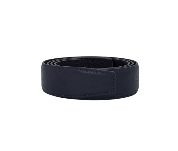 Solo-Automatik-Ledergürtel "dunkelblau"