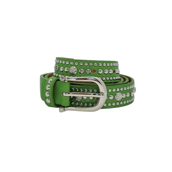 Nietengürtel "Grün"