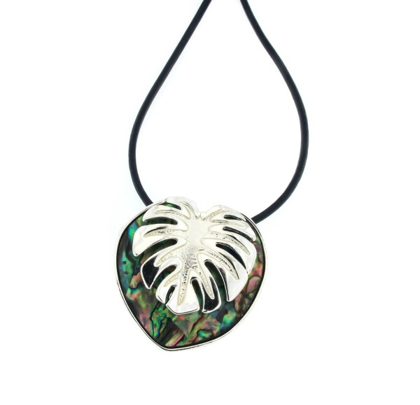 Lederkette "Blatt"