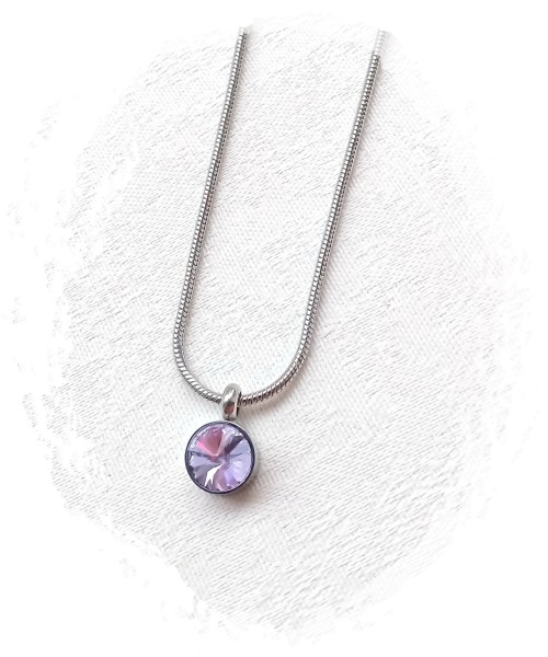 Edelstahlkette "lavendel"