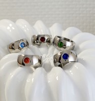 Edelstahlring "pink" Edelstahlring "pink"