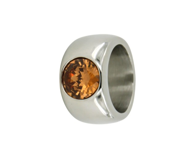 Edelstahlring &quot;champagner&quot;