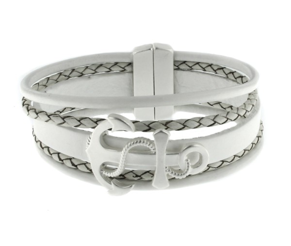 Lederarmband "Anker"
