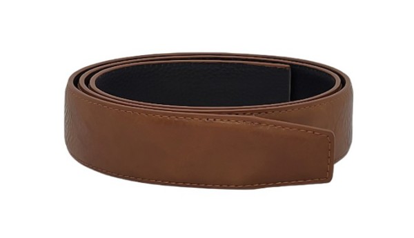 Solo-Automatik-Ledergürtel "Nussbraun"