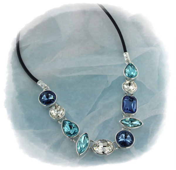 Lederkette "BLUE"