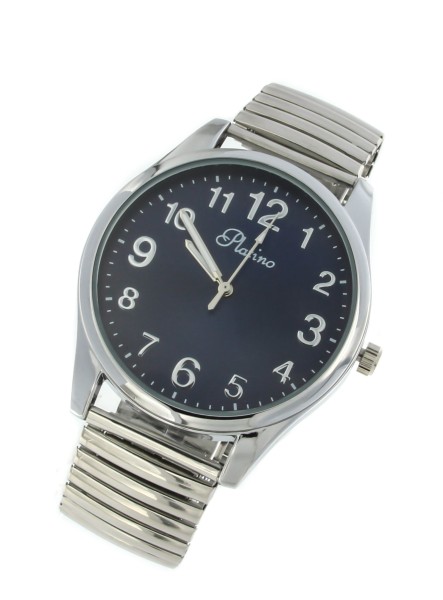 Platino-Uhr &quot;BLUE&quot;