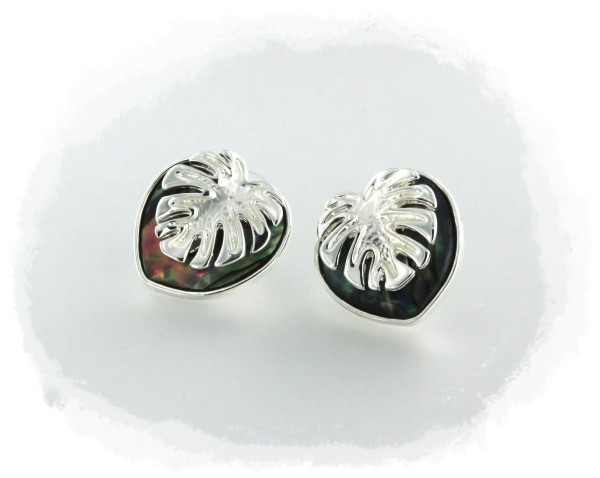 Ohrstecker "Blatt"