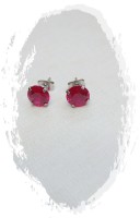 Edelstahlohrstecker "magenta" Edelstahlohrstecker "magenta"