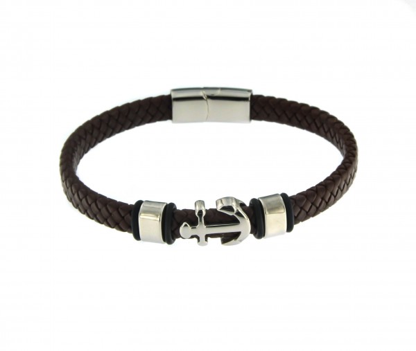 Lederarmband -Anker-