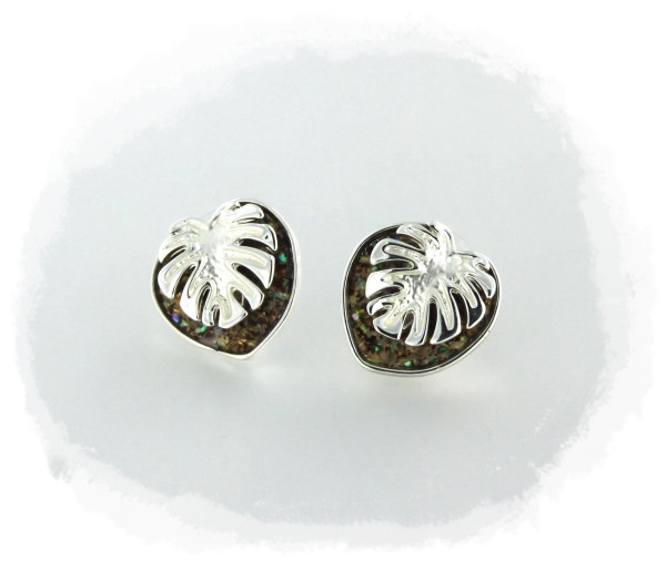 Ohrstecker "Blatt"