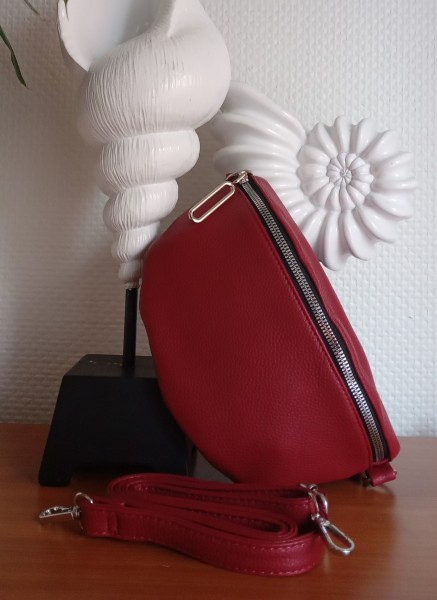 Bauchtasche "DUNKELROT"