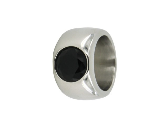 Edelstahlring &quot;schwarz&quot;