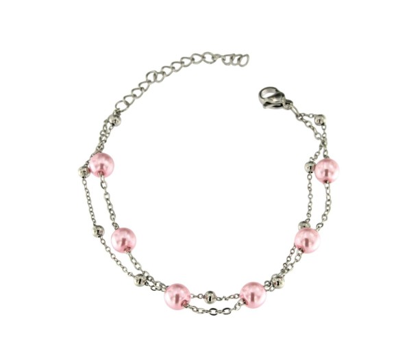 Edelstahlarmband "rosé"
