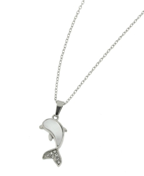 Kette und Anhänger "Delphin"