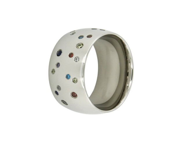 Edelstahlring "multi"