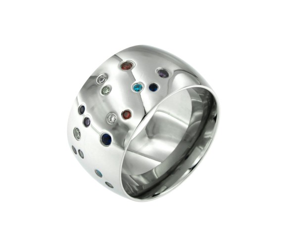 Edelstahlring &quot;multi&quot;