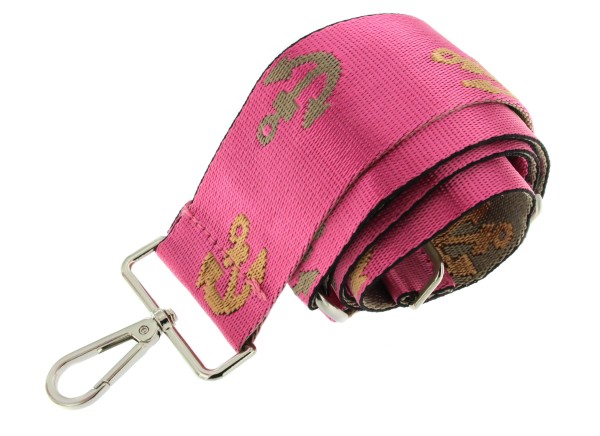 Wechselgurt "pink-metallic"