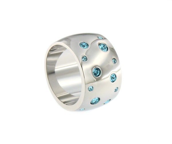 Edelstahlring "Aqua-Glam"