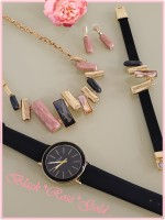 Schmuckset "Black & Gold" Schmuckset "Black & Gold"