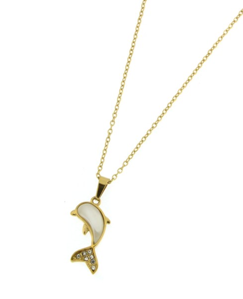 Kette und Anhänger "Delphin"